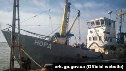 Затримане судно «Норд» у порту Бердянська. Україна, архівне фото